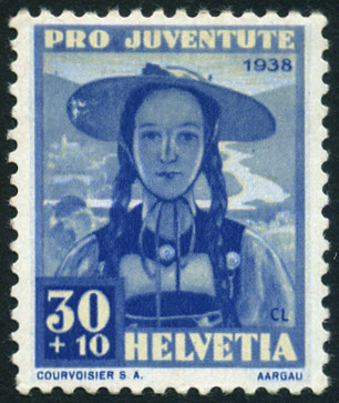 Timbre Suisse Y&T N°319 Timbre Suisse Y&T N°319