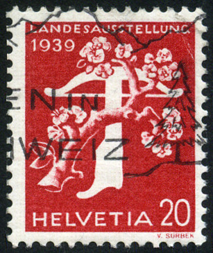 Timbre Suisse Y&T N°339 Timbre Suisse Y&T N°339