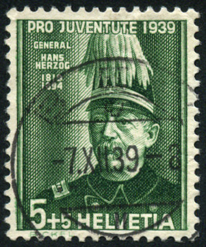 Timbre Suisse Y&T N°344 Timbre Suisse Y&T N°344