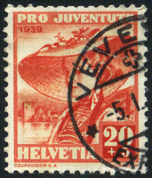 Timbre Suisse Y&T N°346 Timbre Suisse Y&T N°346