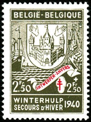 Stamp Belgium Y&T N°554 Stamp Belgium Y&T N°554