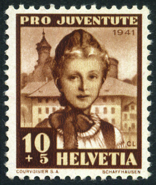 Timbre Suisse Y&T N�372