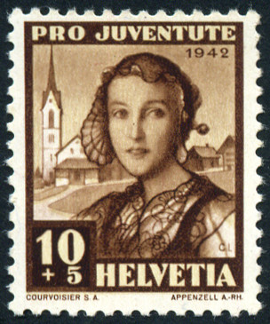 Timbre Suisse Y&T N�381