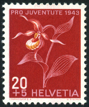 Timbre Suisse Y&T N°390 Timbre Suisse Y&T N°390