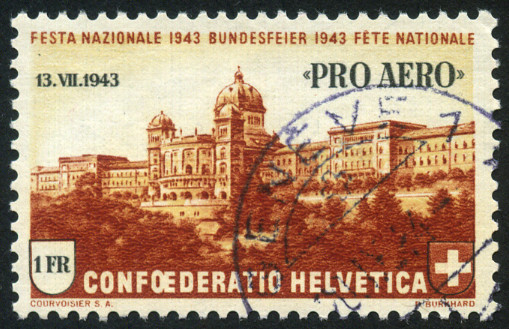 Timbre Suisse Y&T N°PA35 Timbre Suisse Y&T N°PA35