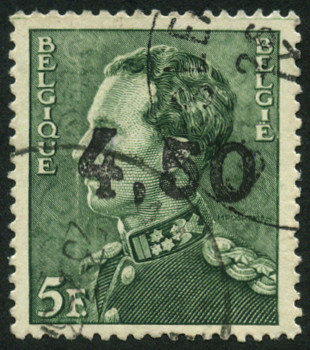 Sello Bélgica Y&T N°724Z Sello Bélgica Y&T N°724Z