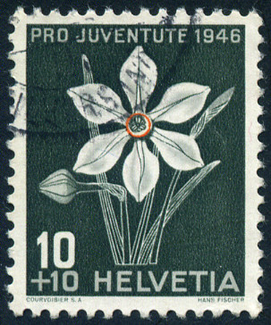 Timbre Suisse Y&T N°434 Timbre Suisse Y&T N°434