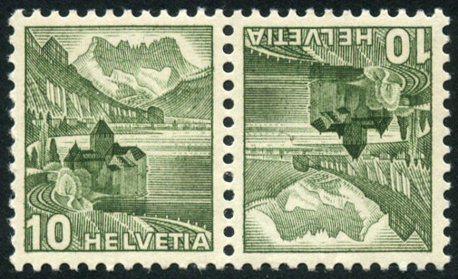 Timbre Suisse Y&T N°462a Timbre Suisse Y&T N°462a