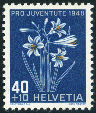 Timbre Suisse Y&T N°470 Timbre Suisse Y&T N°470