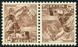 Timbre Suisse Y&T N°461a Timbre Suisse Y&T N°461a