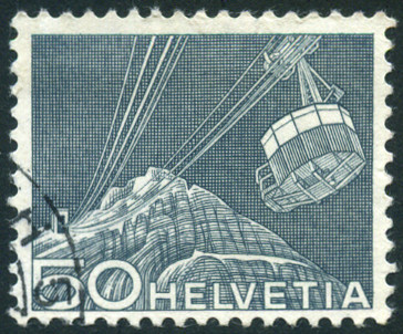 Sello Helvetia Y&T N°490 Sello Helvetia Y&T N°490