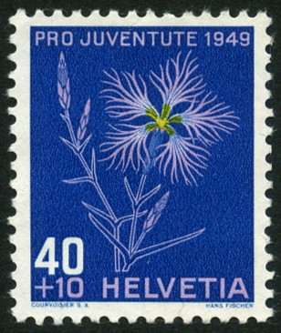 Timbre Suisse Y&T N°496 Timbre Suisse Y&T N°496