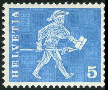  Sello Helvetia Y&T N643