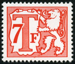 Timbre Belgique Y&T N�TA70A