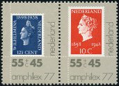 Timbre Pays-Bas Y&T N�1074-75