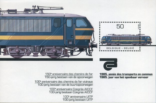 Timbre Belgique Y&T NBF61