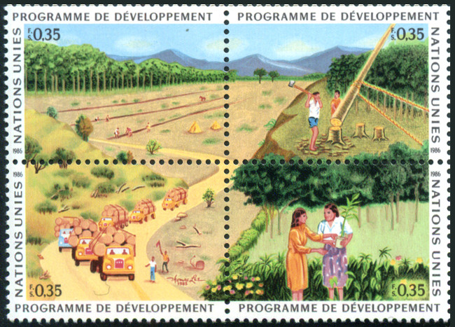 Timbre O.N.U. Gen�ve Y&T N�139-142