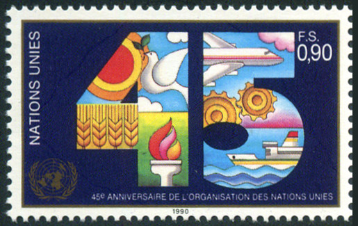 Timbre O.N.U. Gen�ve Y&T N�192