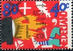 Timbre Pays-Bas Y&T N�1458
