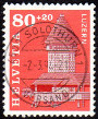  Sello Helvetia Y&T N1439