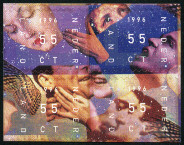 Timbre Pays-Bas Y&T N1563-66