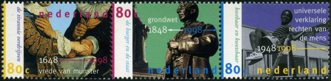 Timbre Pays-Bas Y&T N1623-25