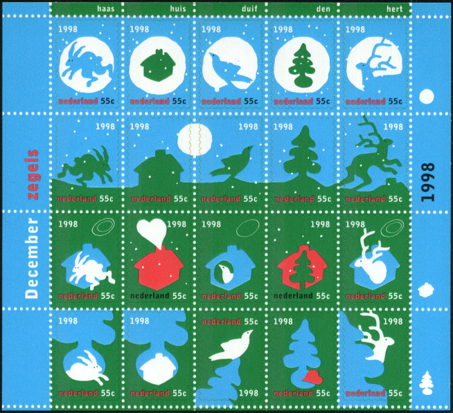 Timbre Pays-Bas Y&T N°1656-75 Timbre Pays-Bas Y&T N°1656-75