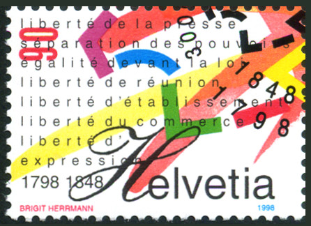 Timbre Suisse Y&T N°1565 Timbre Suisse Y&T N°1565