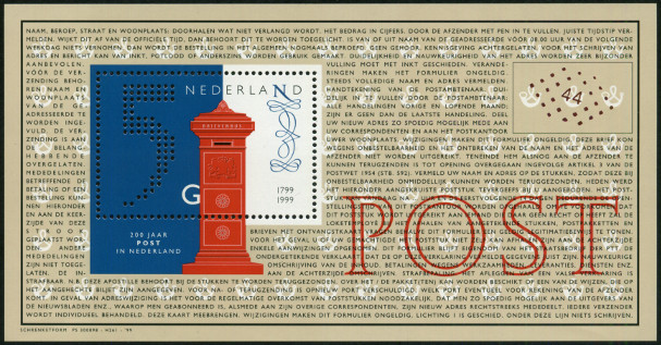 Timbre Pays-Bas Y&T N�BF61