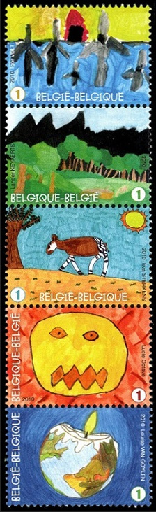 Timbre Belgique Y&T N°3995-3999