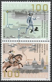 Timbre Suisse Y&T N°2585-2586 Timbre Suisse Y&T N°2585-2586