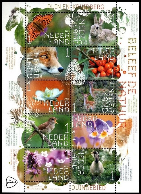 Timbre Pays-Bas Y&T N�3948-3957