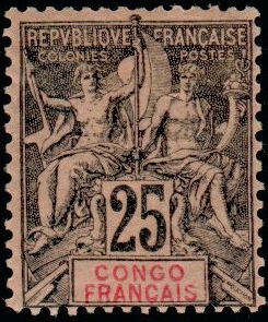 Timbre Congo Y&T N19