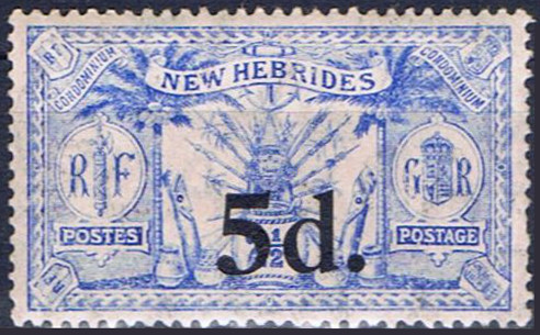 Timbre Nouvelles-H�brides Y&T N�79