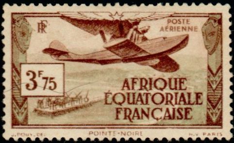 Timbre Afrique Equatoriale Française Y&T N°PA4
