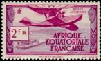 Timbre Afrique Equatoriale Française Y&T N°PA2