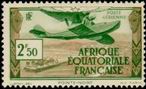 Timbre Afrique Equatoriale Française Y&T N°PA3
