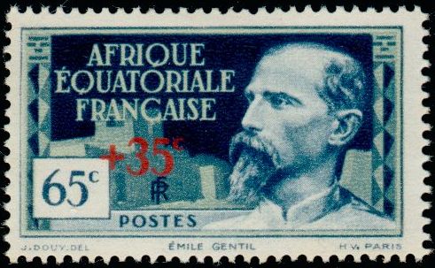 Timbre Afrique Equatoriale Française Y&T N°64