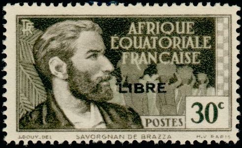 Timbre Afrique Equatoriale Française Y&T N°103