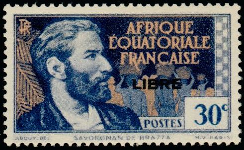 Timbre Afrique Equatoriale Française Y&T N°104