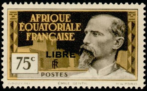 Timbre Afrique Equatoriale Française Y&T N°112