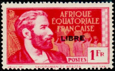 Timbre Afrique Equatoriale Française Y&T N°115