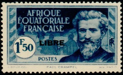 Timbre Afrique Equatoriale Française Y&T N°118