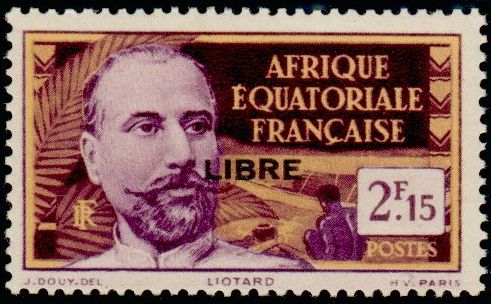 Timbre Afrique Equatoriale Française Y&T N°121