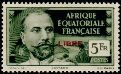 Timbre Afrique Equatoriale Française Y&T N°136
