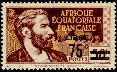 Timbre Afrique Equatoriale Française Y&T N°139