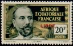 Timbre Afrique Equatoriale Française Y&T N°138