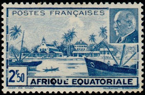 Timbre Afrique Equatoriale Française Y&T N°91