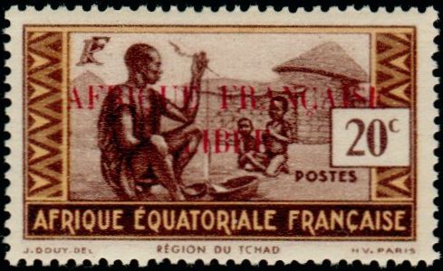 Timbre Afrique Equatoriale Française Y&T N°98
