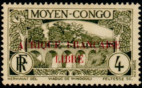 Timbre Afrique Equatoriale Française Y&T N°101